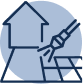driveway & sidewalk cleaning icon
