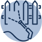fence cleaning icon