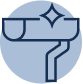 gutter cleaning icon