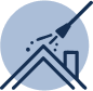 roof cleaning icon